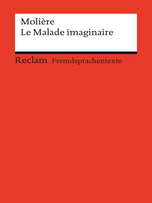 Title details for Le Malade imaginaire by Molière - Available